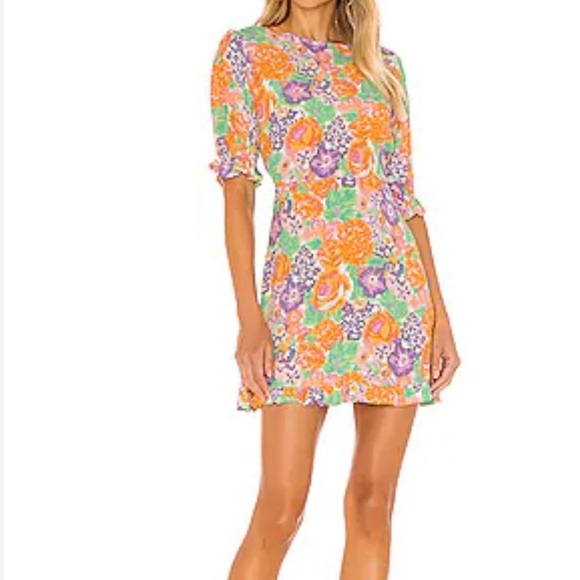 Faithfull the Brand Florence Mini Dress - Picture 1 of 6